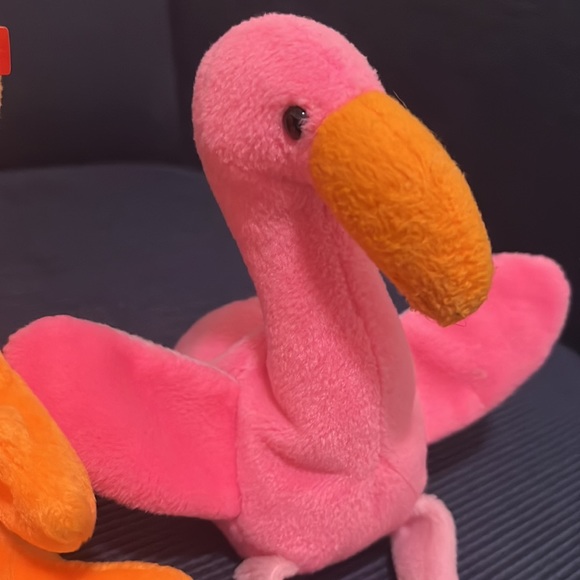 Harry Potter TY beanie baby Neon collectible ghost Bear pink flamingo - Picture 6 of 13